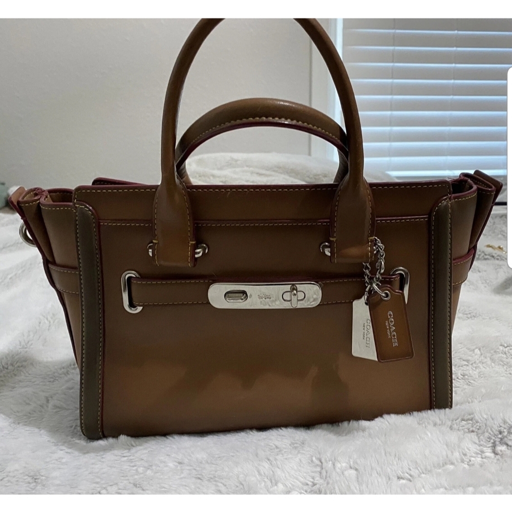 Coach Brown Leather Handbag